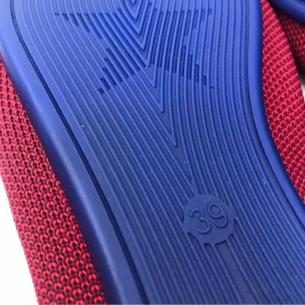 Woman by Projects Red Pattern Soft Side Pointed Flats- NEW - Picture 13 of 13